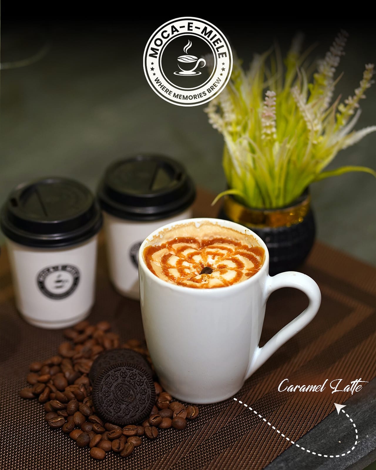 Signature caramel latte